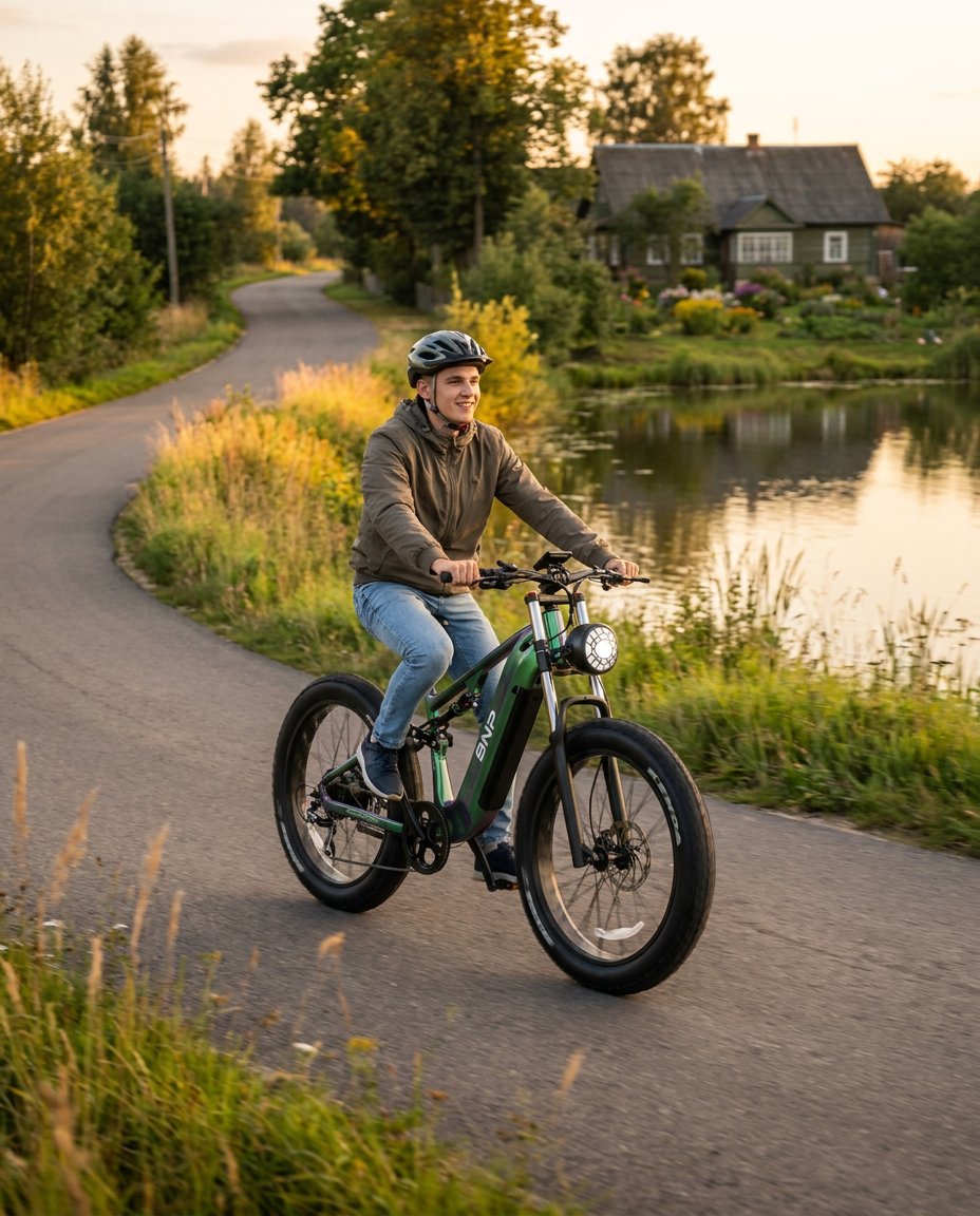 BNP Moto Bike — Фэтбайк в стиле мопеда